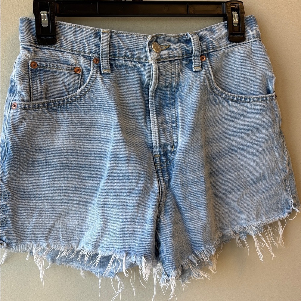Denim Jean 27 Blue Women's Shorts Cutoffs - Picture 2 of 6